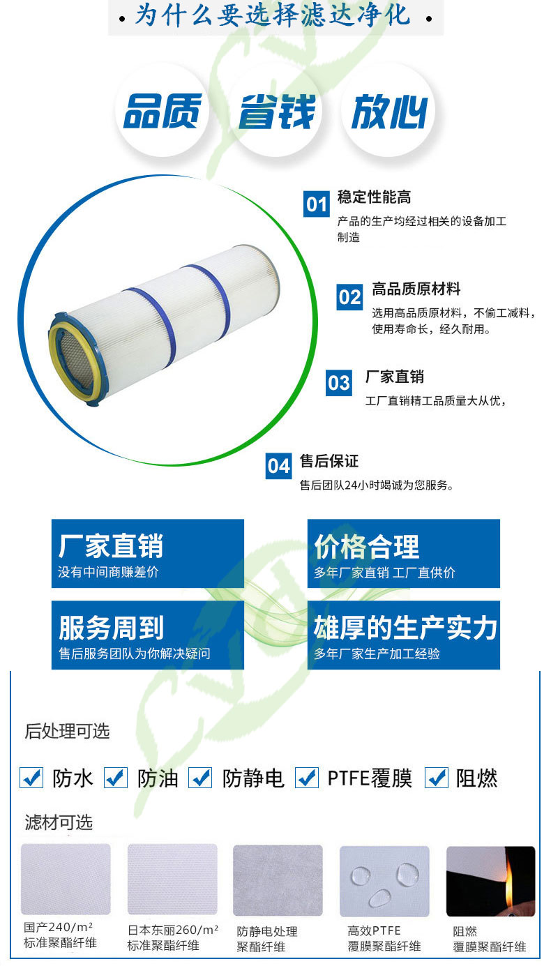 空气除尘滤筒