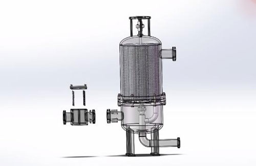 长江水过滤除杂全自动反冲洗过滤器设备