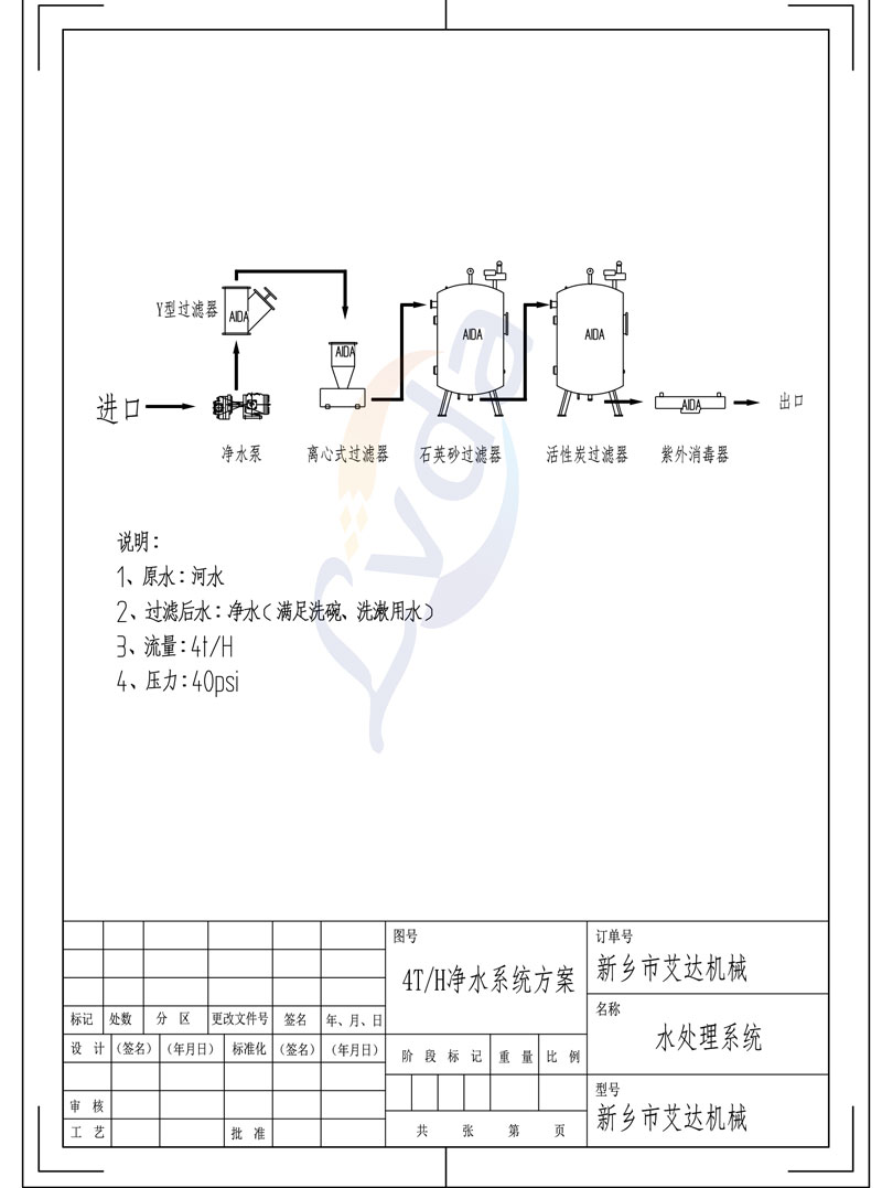 全自动过滤器图纸